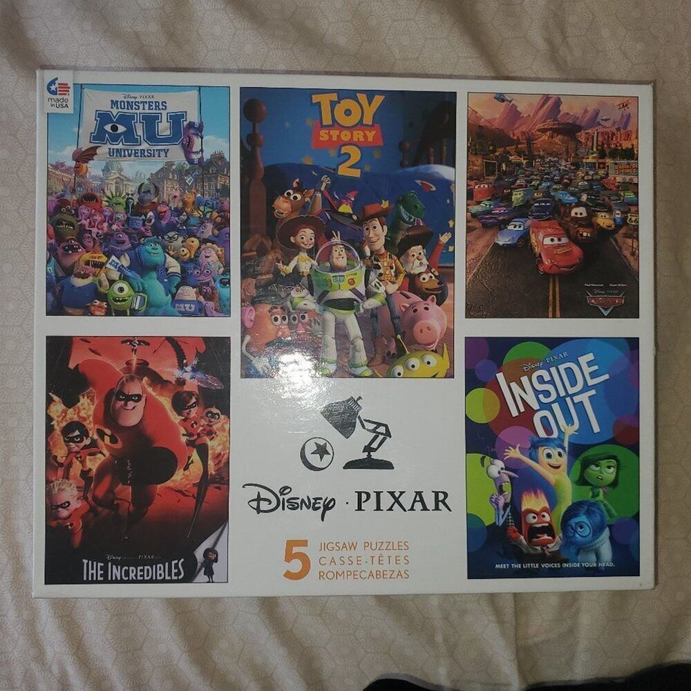 Disney Pixar Puzzle Set of 5 || GUC